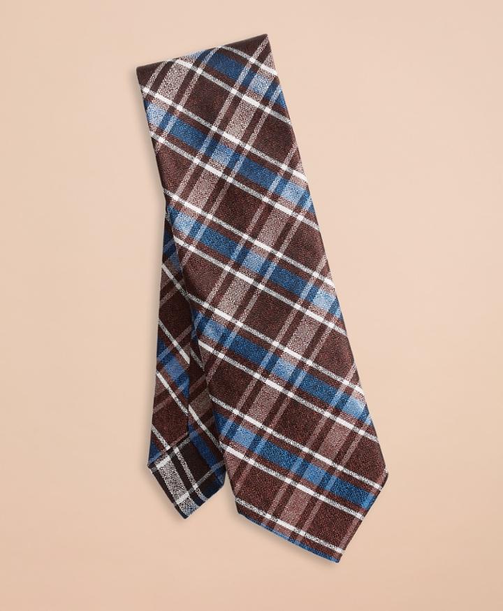 Brooks Brothers Men's Plaid Silk Tie