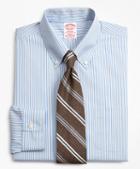 Brooks Brothers Stretch Madison Classic-fit Dress Shirt, Non-iron Alternating Stripe