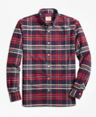 Brooks Brothers Men's Yarn-dyed Plaid Oxford Sport Shirt