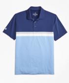 Brooks Brothers Performance Series Placed Stripe Polo Shirt