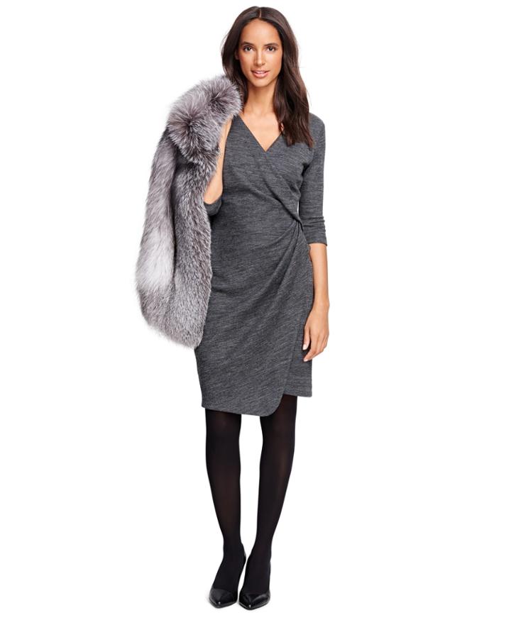 Brooks Brothers Women's Wool Blend Dress