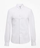 Brooks Brothers Milano Slim Fit Dress Shirt, Performance Non-iron With Coolmax, Button-down Collar Broadcloth