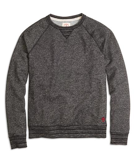Brooks Brothers Slub Raglan Crewneck Sweatshirt