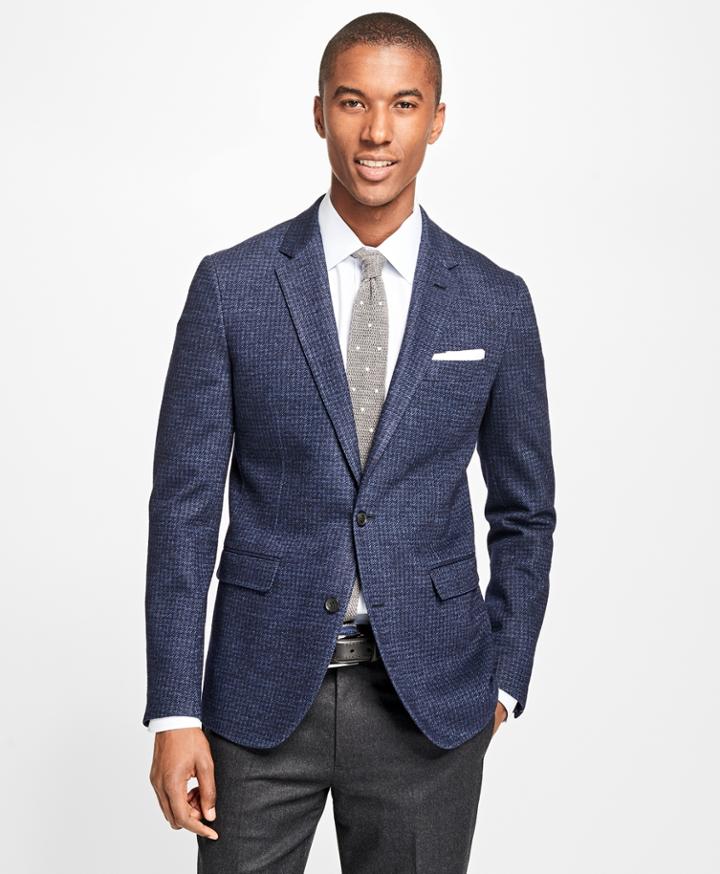 Brooks Brothers Men's Milano Fit Houndstooth Sport Coat