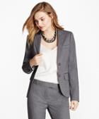 Brooks Brothers Pinstripe Stretch Wool Two-button Jacket