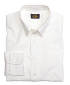 Brooks Brothers Own Make White Oxford Sport Shirt
