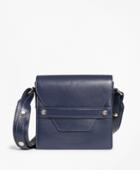 Brooks Brothers Women's Leather Envelope-flap Cross-body Bag