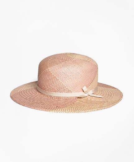 Brooks Brothers Pastel Straw Fedora