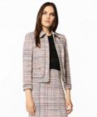 Brooks Brothers Women's Tweed Zip-front Jacket