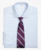 Brooks Brothers Men's Non-iron Slim Fit Alternating Tattersall Dress Shirt