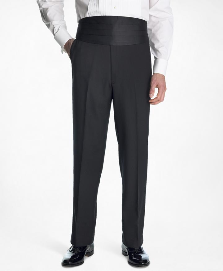 Brooks Brothers Men's 1818 Plain-front Tuxedo Trousers