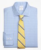 Brooks Brothers Regent Fitted Dress Shirt, Non-iron Glen Plaid Overcheck