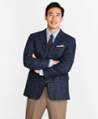 Brooks Brothers Men's Regent Fit Donegal With Windowpane Sport Coat
