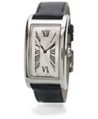 Brooks Brothers Gentleman's Rectangular Watch With Black Band