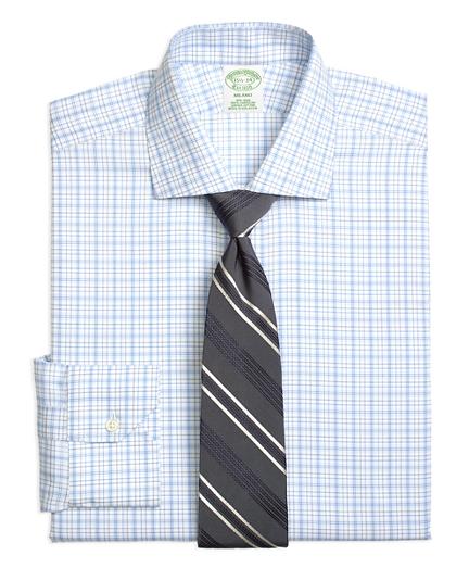 Brooks Brothers Non-iron Milano Fit Tattersall Dress Shirt