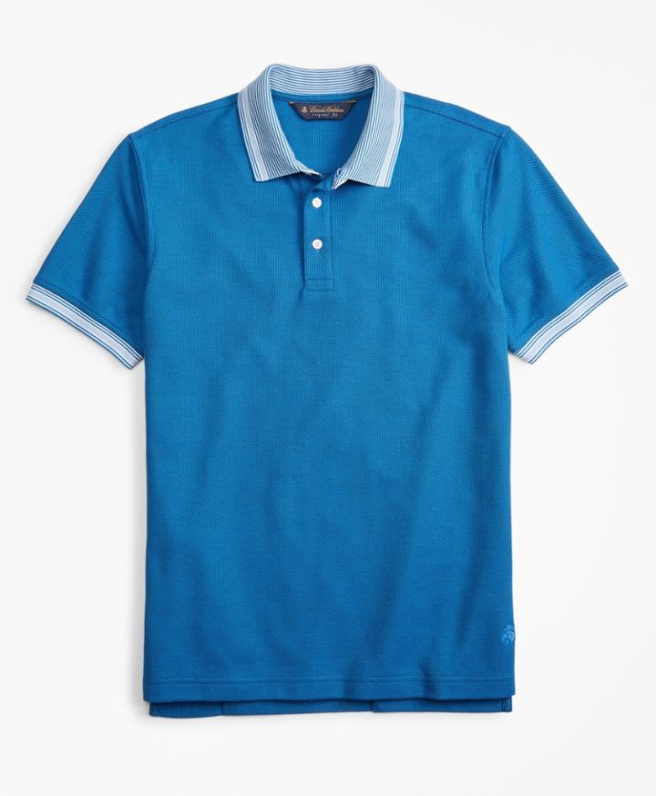 Brooks Brothers Men's Original Fit Tipped Collar Polo Shirt
