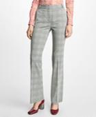 Brooks Brothers Women's Stretch-wool Glen Plaid Trousers