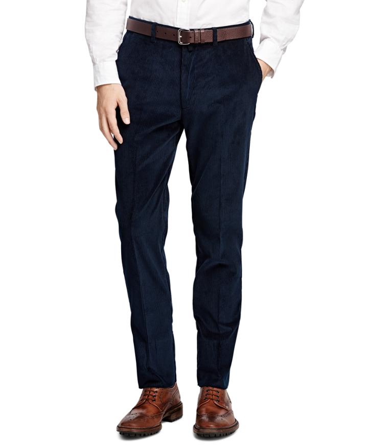 Brooks Brothers Men's Corduroy Dress Trousers
