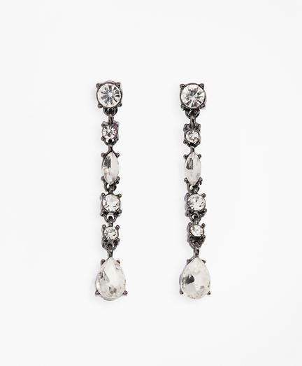 Brooks Brothers Rhinestone Drop Earrings