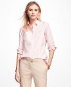 Brooks Brothers Women's Petite Non-iron Tailored-fit Supima Cotton Dress Shirt