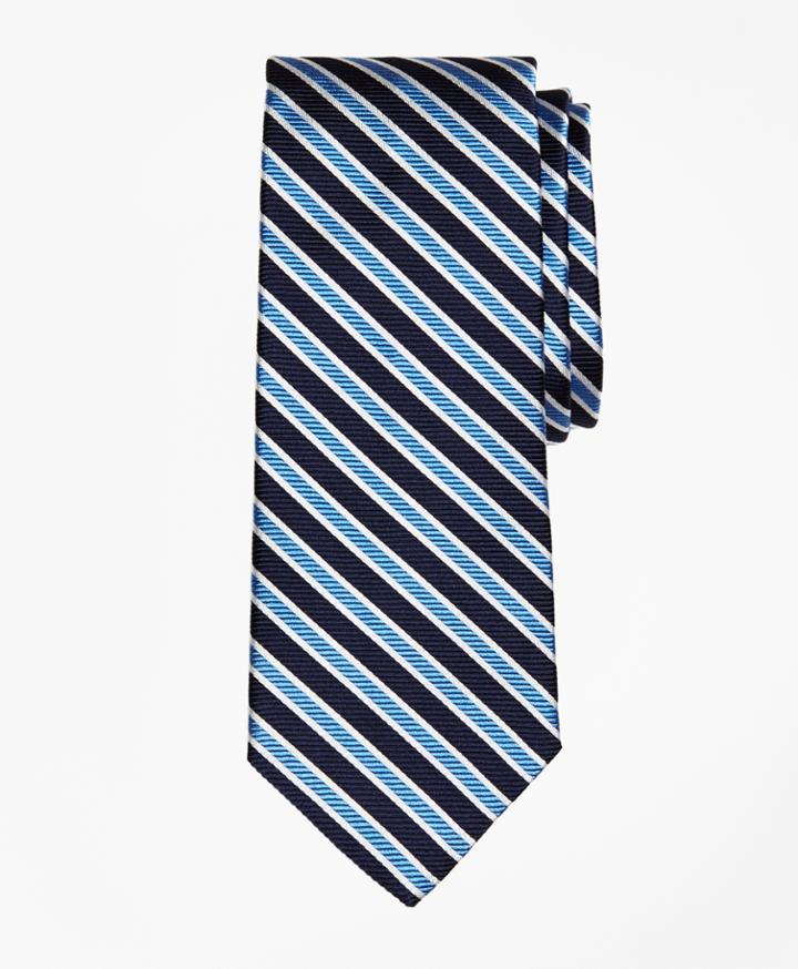 Brooks Brothers Men's Framed Twill Stripe Tie
