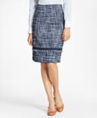 Brooks Brothers Women's Petite Shimmer Boucle Skirt