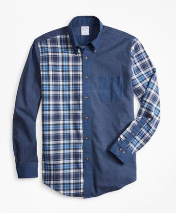 Brooks Brothers Regent Fit Plaid Flannel Fun Sport Shirt