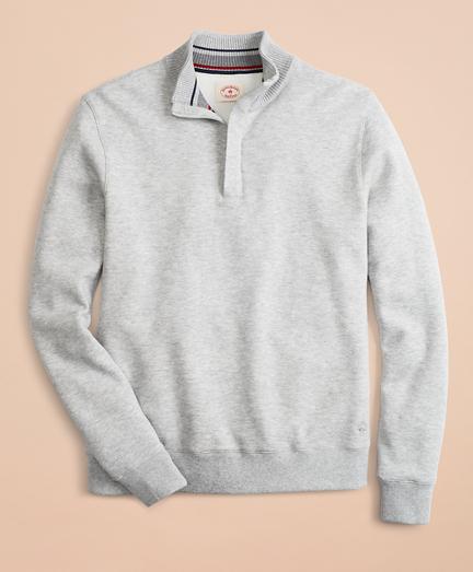 Brooks Brothers Pique Fleece Half-zip