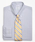 Brooks Brothers Regent Fitted Dress Shirt, Non-iron Double-mini Windowpane