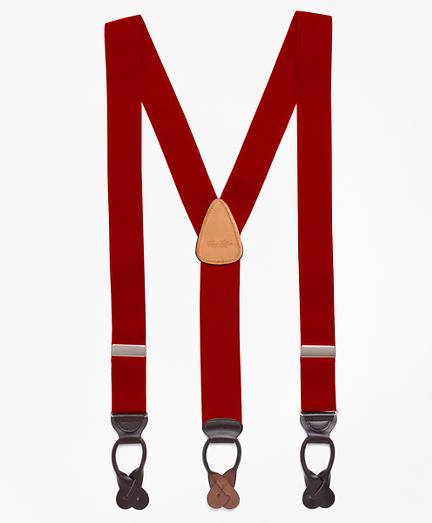 Brooks Brothers Solid Suspenders