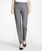 Brooks Brothers Tapered Pinstripe Stretch Wool Trousers