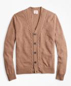 Brooks Brothers Alpaca-blend Cable V-neck Cardigan