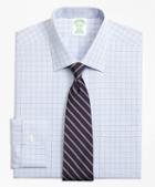 Brooks Brothers Milano Slim-fit Dress Shirt, Non-iron Overcheck