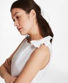 Brooks Brothers Women's Stretch Cotton Bow-detail Top
