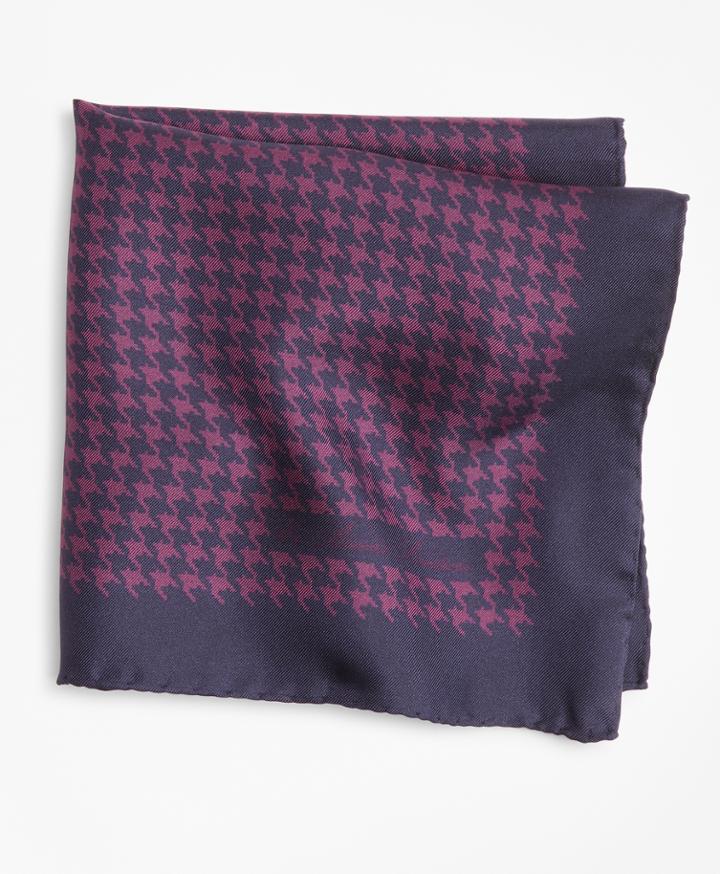 Brooks Brothers Men's Houndstooth Pocket Square