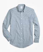 Brooks Brothers Non-iron Regent Fit Green Check Sport Shirt