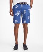 Brooks Brothers Coral Print Bermuda Shorts