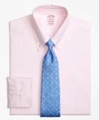 Brooks Brothers Men's Original Polo Button-down Oxford Relaxed Fit Relaxed-fit Dress Shirt, Ground Stripe