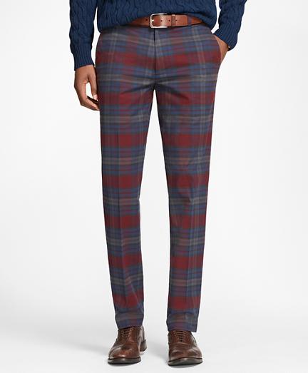 Brooks Brothers Milano Fit Tartan Stretch Pants