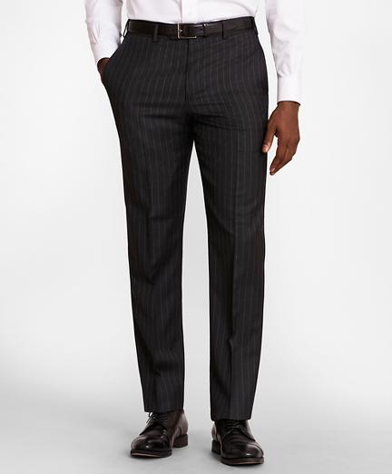 Brooks Brothers Brooksgate Regent-fit Striped Wool Twill Suit Pants