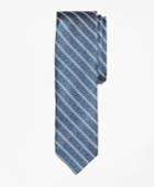 Brooks Brothers Men's Heathered Stripe Silk Jacquard Tie