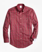 Brooks Brothers Men's Non-iron Regent Fit Prince Charles Edward Stewart Tartan Sport Shirt