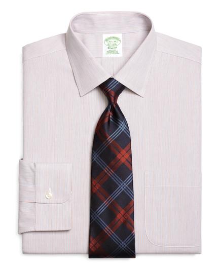 Brooks Brothers Non-iron Extra-slim Fit Multi Hairline Stripe Dress Shirt