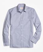 Brooks Brothers Men's Nine To Nine Mini Checkered Shirt