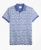 Brooks Brothers Rope-print Cotton Jersey Polo Shirt
