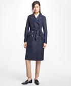 Brooks Brothers Water-resistant Double-faced Twill Trench Coat
