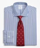 Brooks Brothers Stretch Regent Fitted Dress Shirt, Non-iron Bengal Stripe