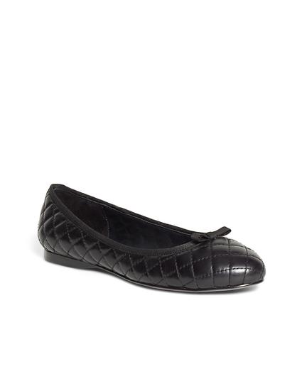 Brooks Brothers Quilted Leather Flats