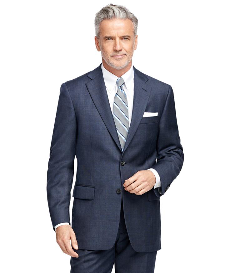 Brooks Brothers Men's Madison Fit Windowpane 1818 Suit