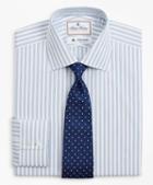 Brooks Brothers Luxury Collection Regent Fitted Dress Shirt, Franklin Spread Collar Outline Stripe